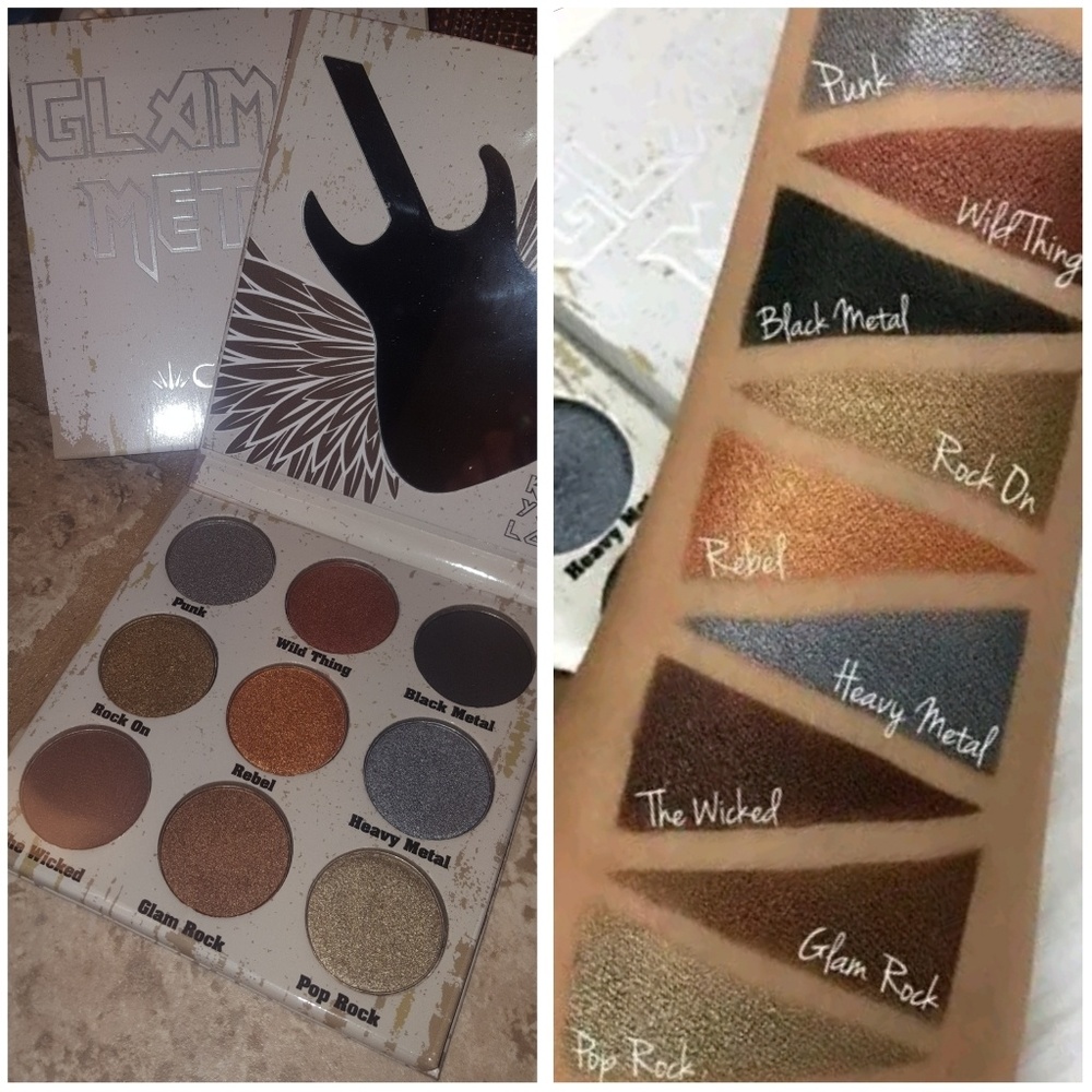 NWT Crown Pro Glam Metals Eyeshadow Palette